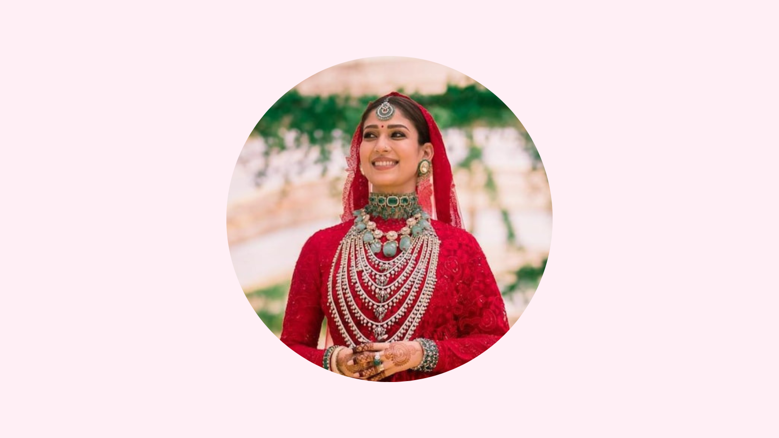 nayanthara wedding dress designer Stylish blouse designs and patterns Look 180 Actress Nayanthara Wedding look