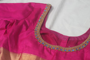Stunning Hand Embroidered Designer Saree Blouses Under ₹3500 Only