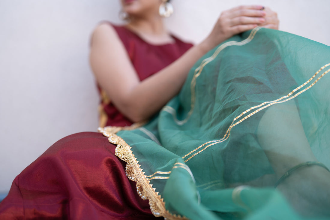 Panna x Tyohaar Dupatta (view 6).