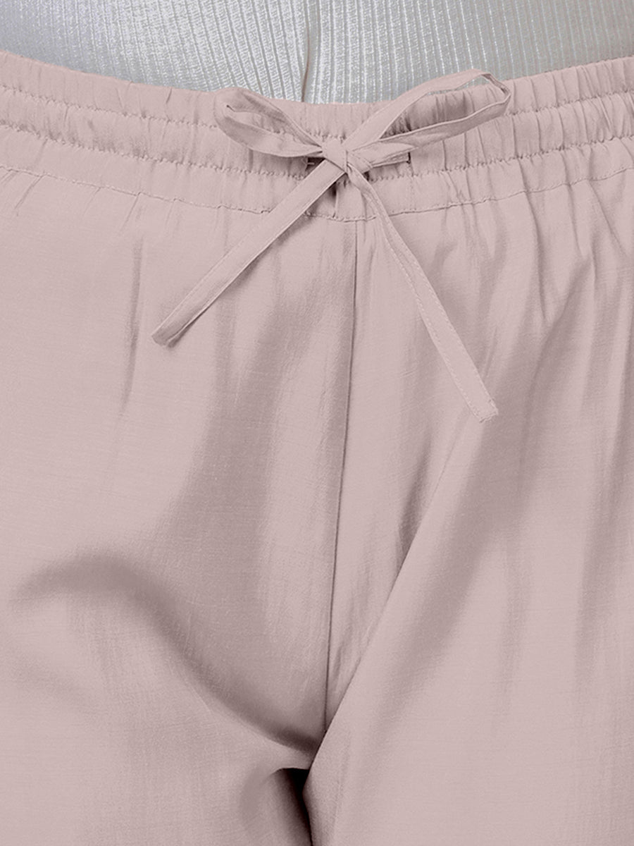 Fiza x Rozaana Pant/Trousers, in Purple, made for daily & work (view 4).