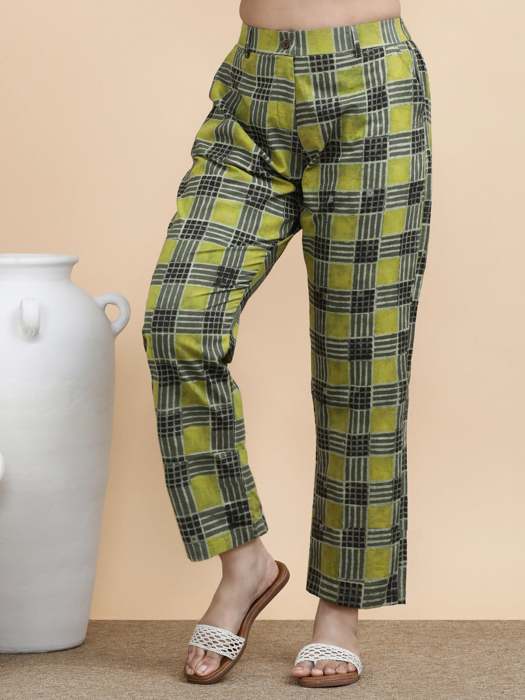 Check Trouser for Women