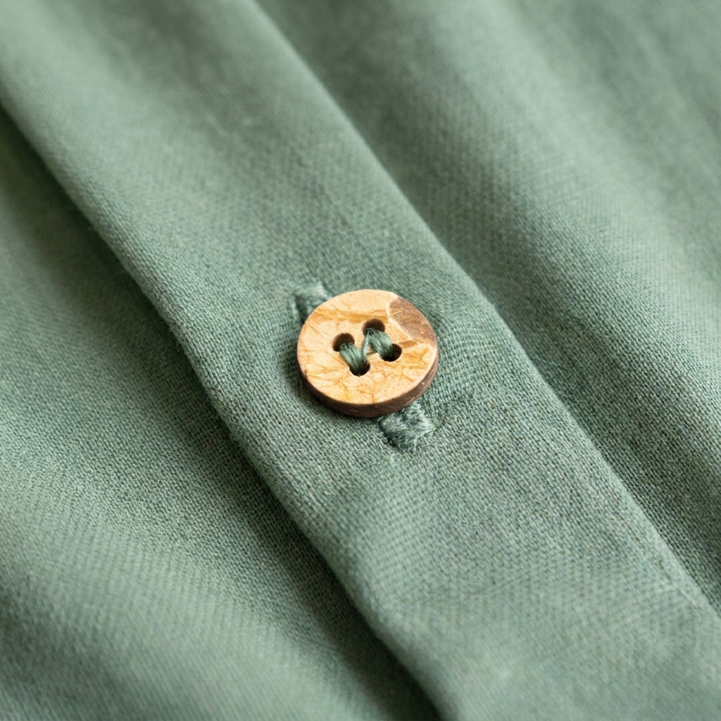 Jas x Tyohaar | Peppermint & Green Linen & Brocade Kurta Pant & Jacket Set