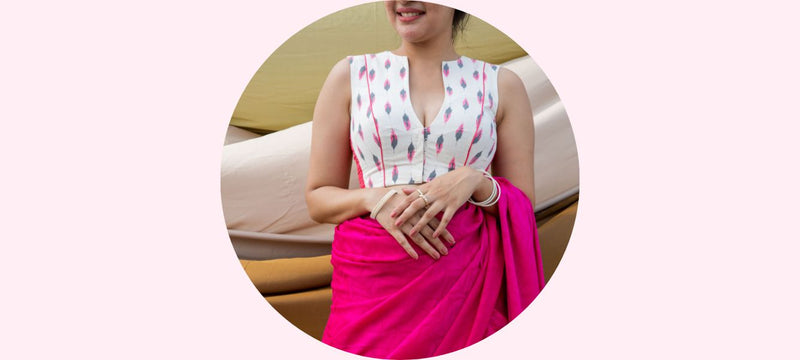 3 latest designer blouses from Binks that mix traditional and modern styles