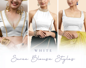 Elegance Redefined: The Timeless Beauty of the White Saree Blouse