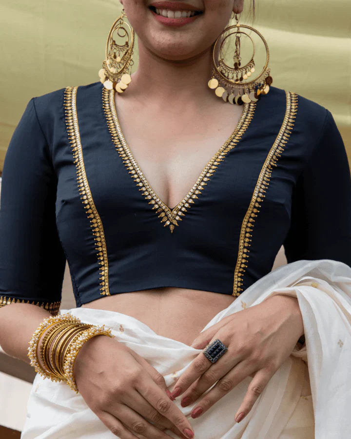 The Quintessential Black Saree Blouse: A must have in every Indian woman's wardrobe