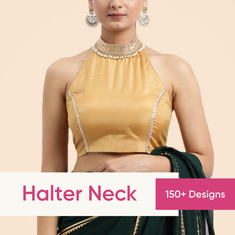 FlexiFit™ Halter Neck Readymade Blouses