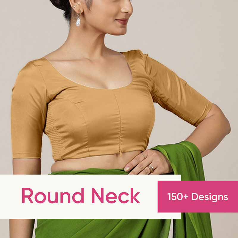 FlexiFit™ Round Neck Readymade Blouses