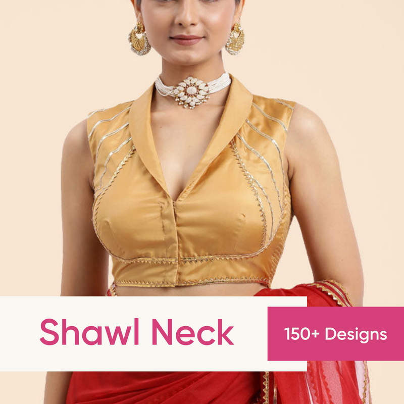 FlexiFit™ Shawl Neck Readymade Blouses