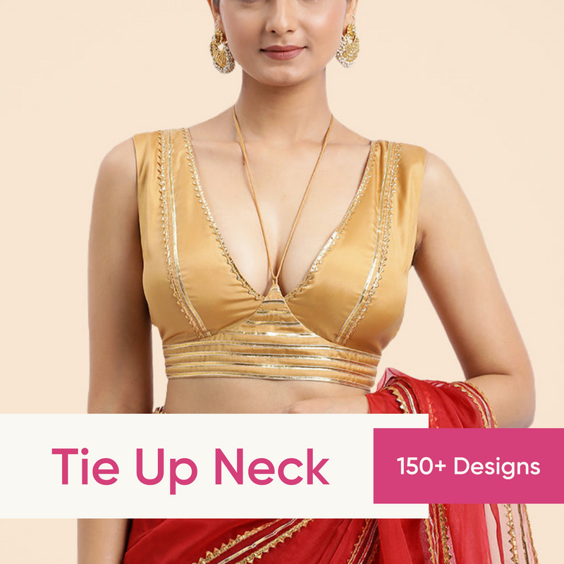 Tie-up Neck FlexiFit™ Blouses