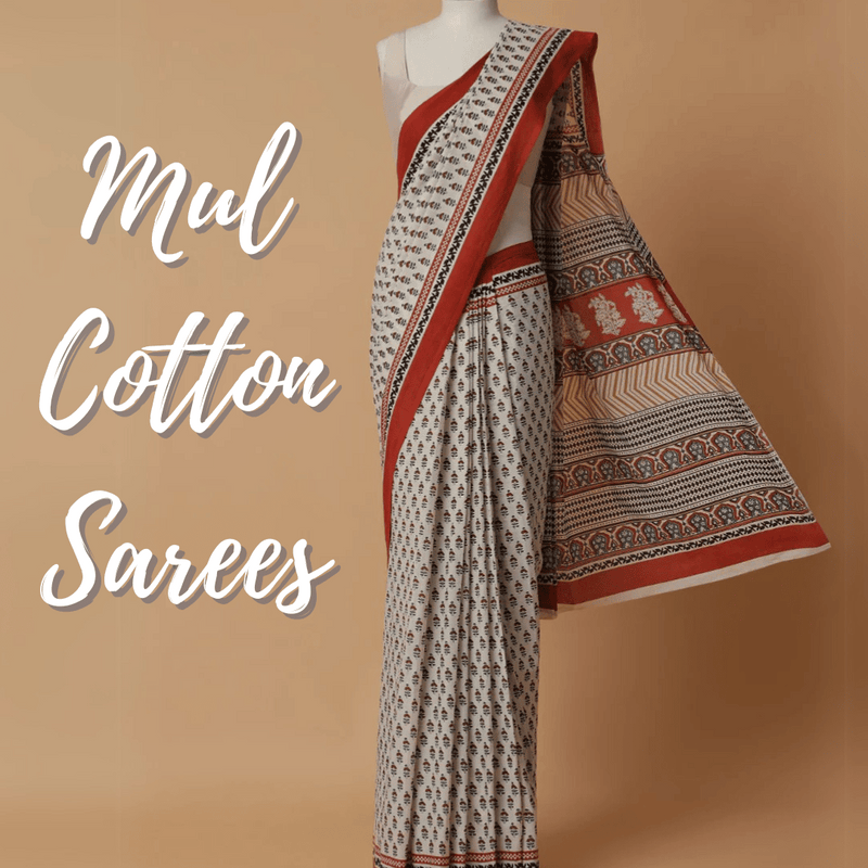 Buy Handblock Printed Cotton Saree Online