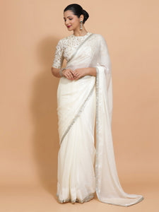 Diana x Tyohaar | Opal Mist Tissue Ready-to-Wear One Minute Saree