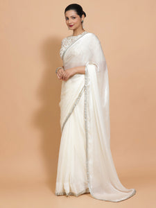 Diana x Tyohaar | Opal Mist Tissue Ready-to-Wear One Minute Saree