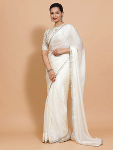 Diana x Tyohaar | Opal Mist Tissue Ready-to-Wear One Minute Saree