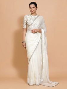 Diana x Tyohaar | Opal Mist Tissue Ready-to-Wear One Minute Saree