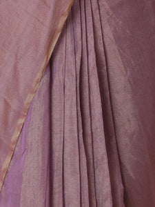 Maheshwari Cotton Silk Lavender Tissue Saree