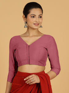 Alia x Rozaana |  Saree Blouse in Rose Pink