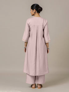 Alisha x Rozaana | A Line Kurta in Lilac with Thread Work | Coords or Only Kurta