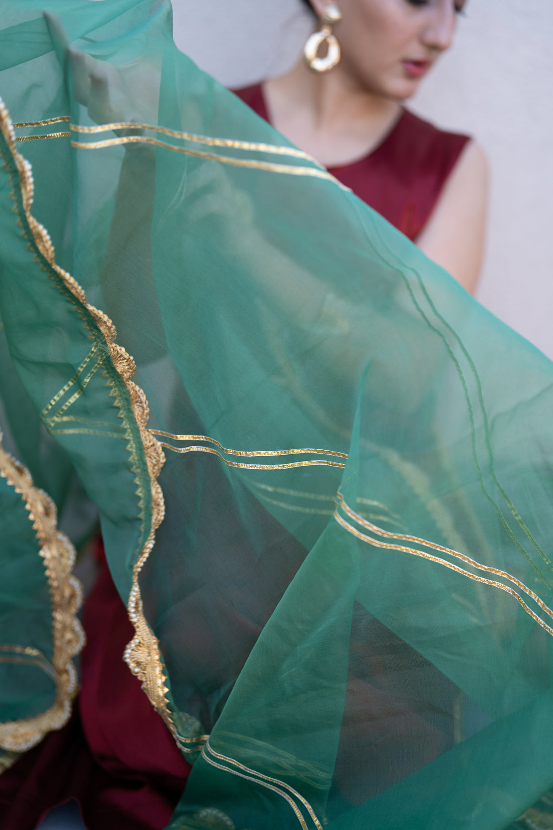 Panna x Tyohaar Dupatta (view 7).