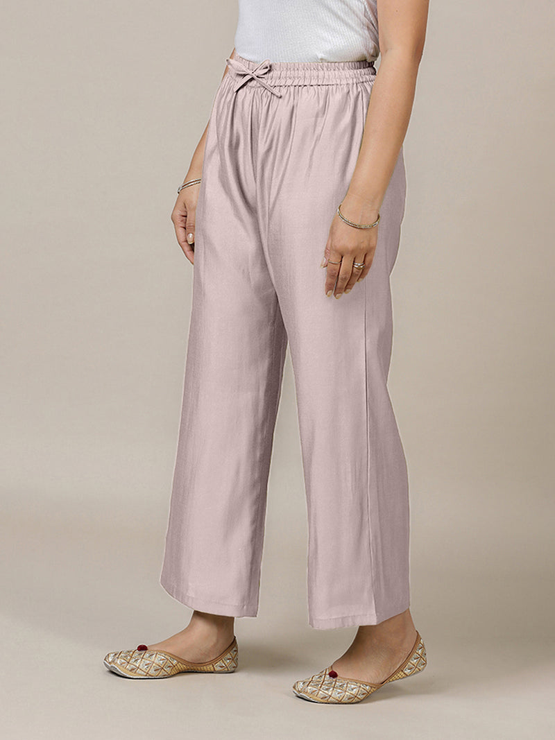 Fiza x Rozaana | Straight Pant in Lilac-Binks