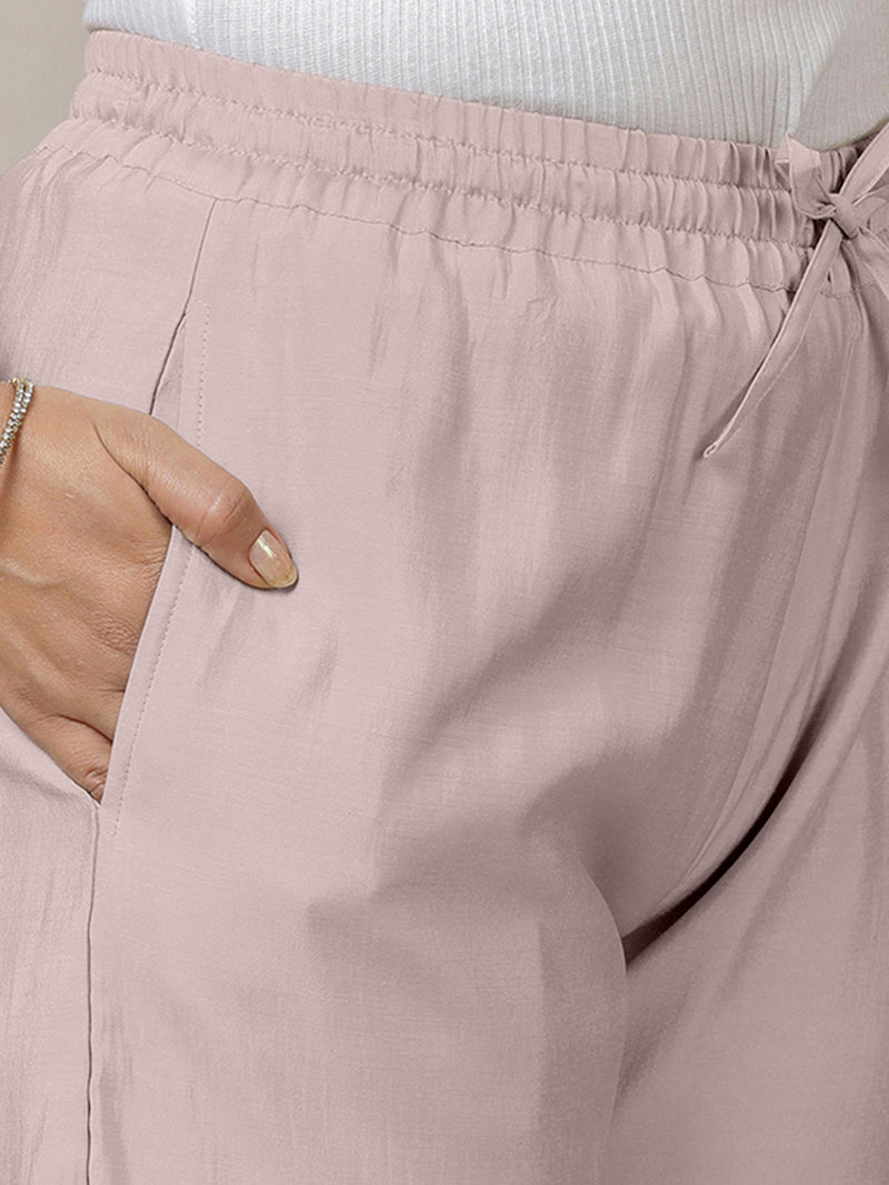 Fiza x Rozaana | Straight Pant in Lilac-Binks