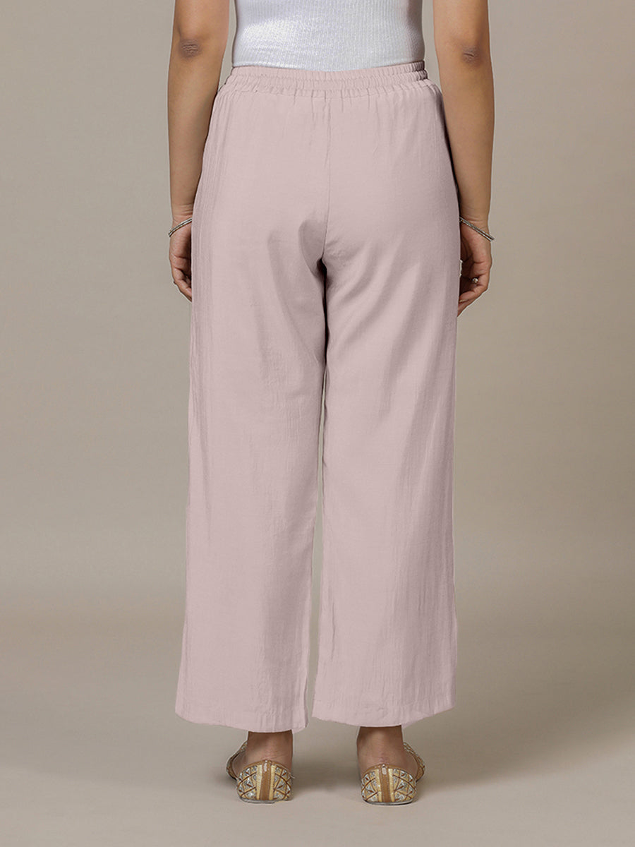 Fiza x Rozaana Pant/Trousers, in Purple, made for daily & work (view 2).