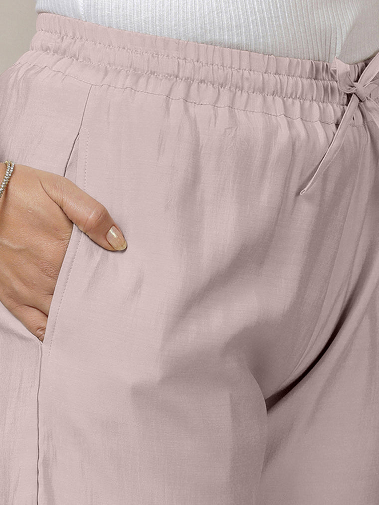 Fiza x Rozaana Pant/Trousers, in Purple, made for daily & work (view 3).
