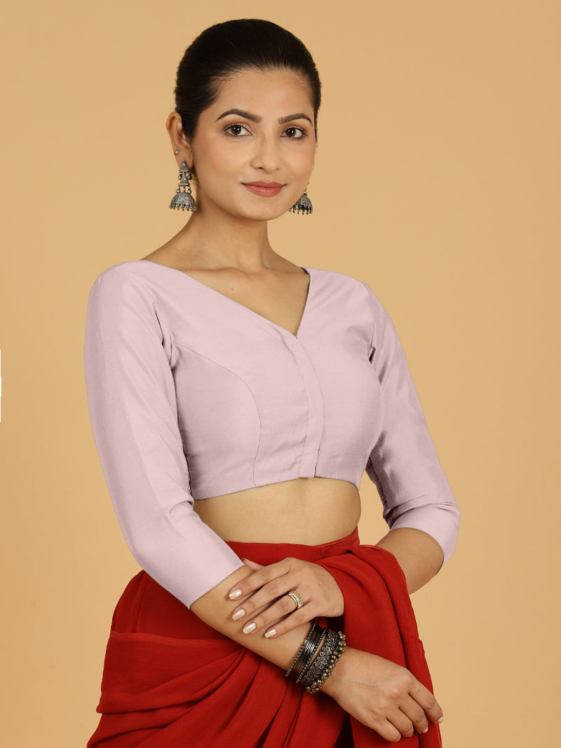 Alia x Rozaana | Saree Blouse in Lilac-Binks