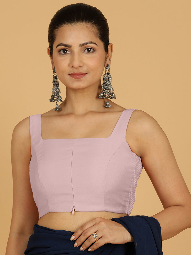 Nirma x Rozaana | Saree Blouse in Lilac-Binks