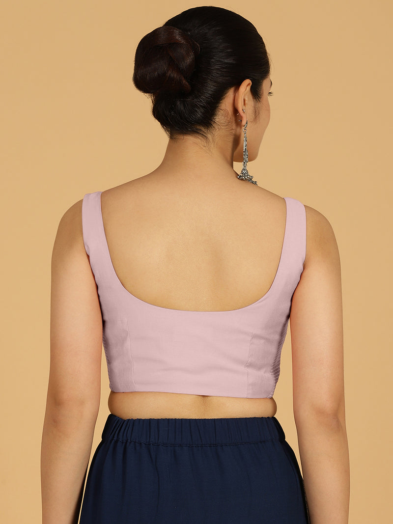 Nirma x Rozaana | Saree Blouse in Lilac-Binks