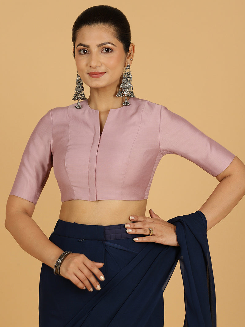 Simar x Rozaana | Saree Blouse in Lilac-Binks