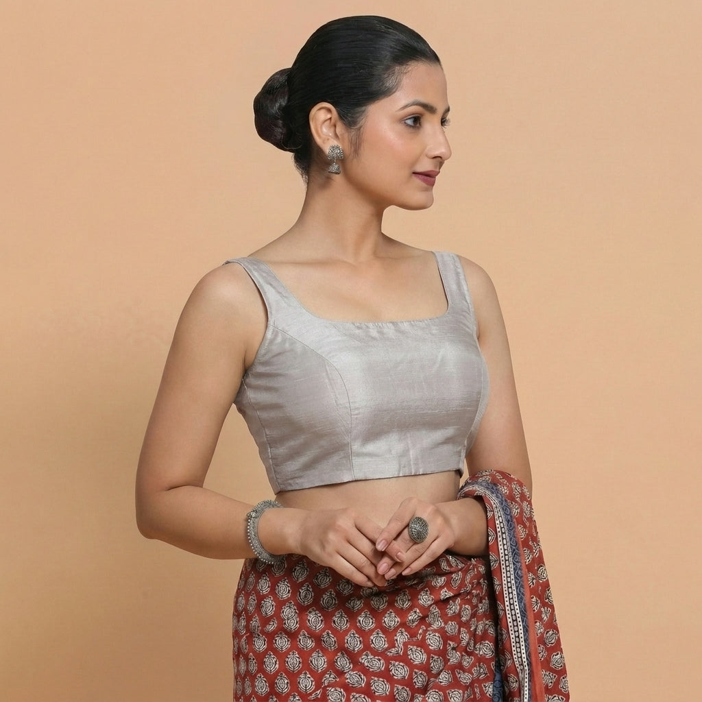 Sleeveless Readymade Blouses