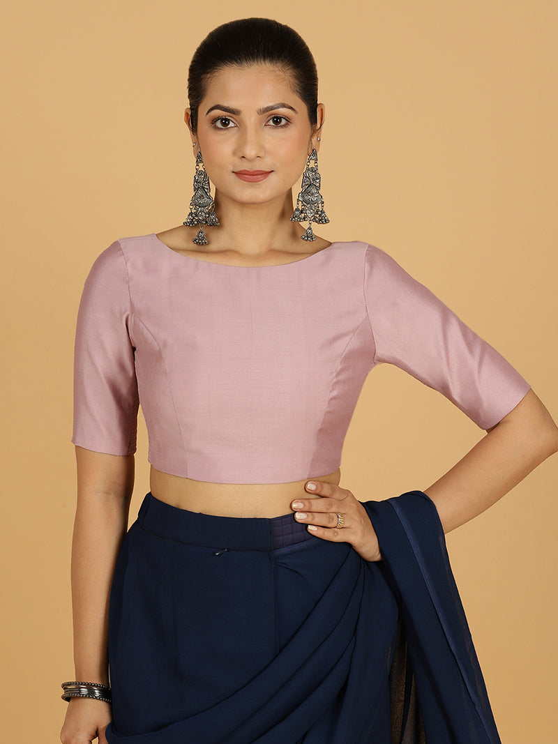 Trisha x Rozaana | Saree Blouse in Lilac-Binks