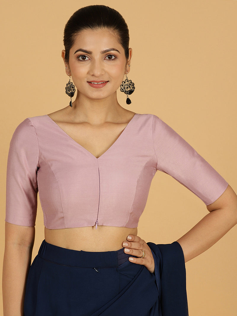 Vedika x Rozaana | Saree Blouse in Lilac-Binks