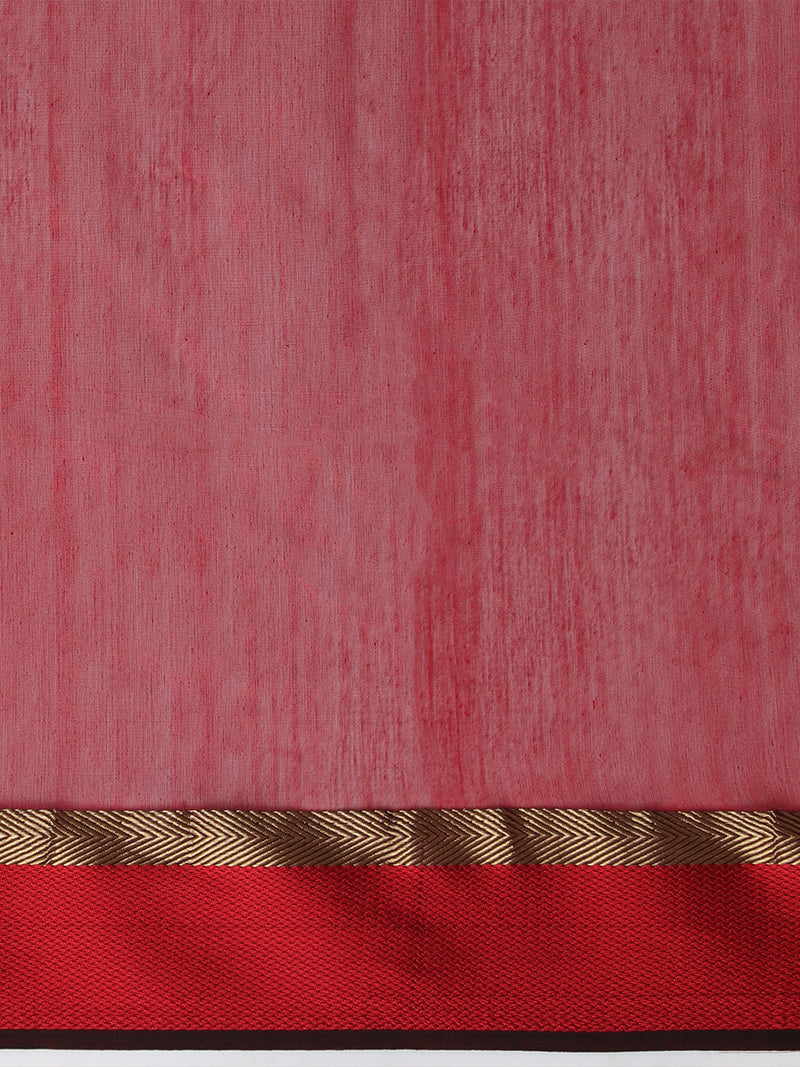 Maheshwari Cotton Silk Soft Grey With Woven Butta-Binks