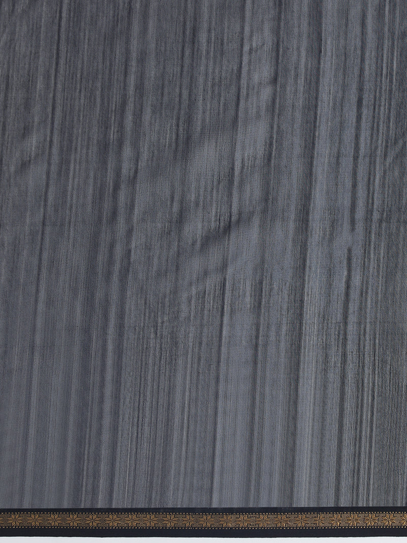 Maheshwari Cotton Silk Orange Saree With Chameli Phool Butta-Binks