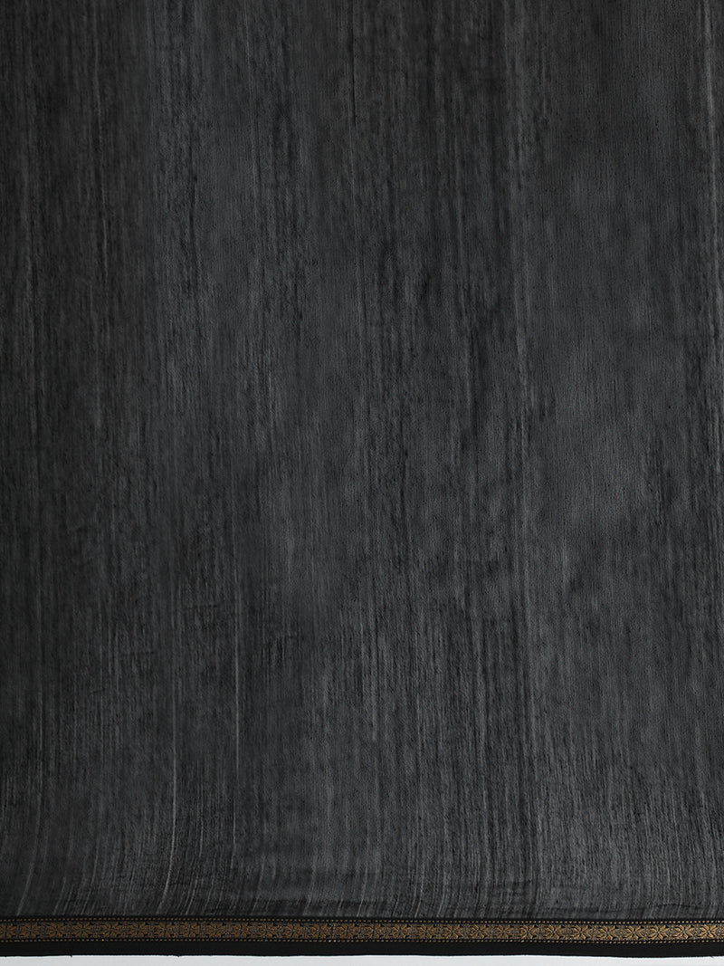 Maheshwari Cotton Silk Deep Maroon Saree With Chameli Phool Butta-Binks