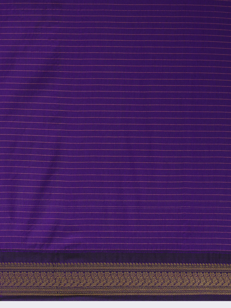 Emerald Green Narayanpet Woven Saree-Binks