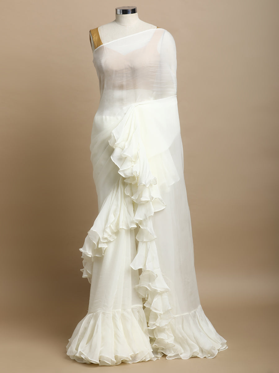 Shop White Sarees