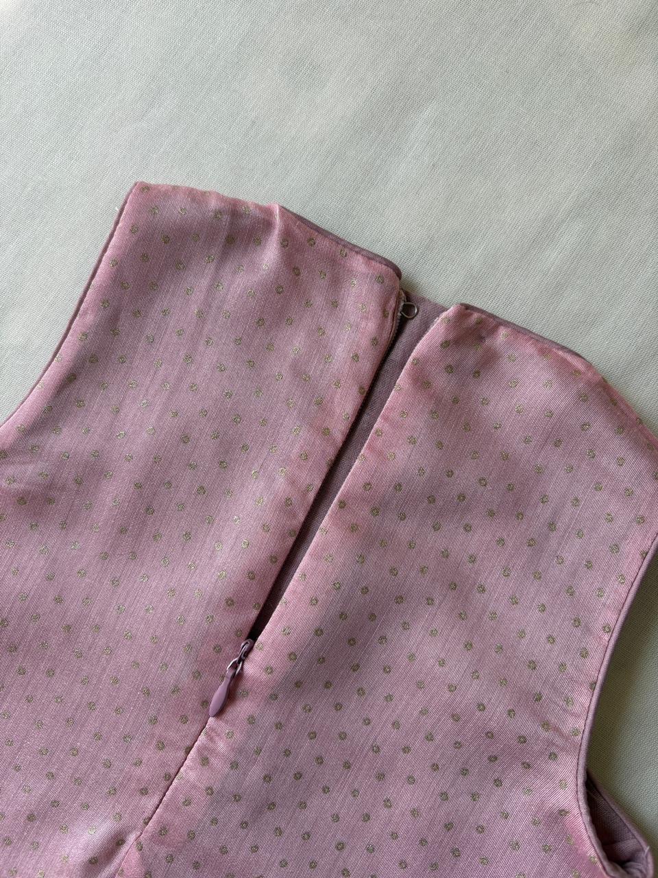 Kitty x Tyohaar Kidswear - Girls, in Chandheri, featuring sleeveless and jewel neckline, made for party & festive (view 5).