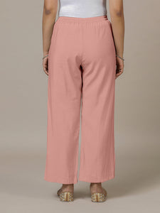 Fiza x Rozaana | Straight Pant in Sea Pink