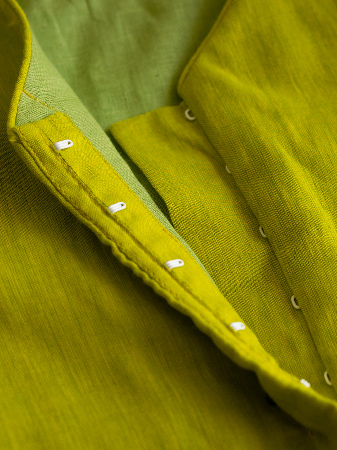 Gungun x Tyohaar | Radiant Citron Mangalgiri Cotton Ready-To-Wear Saree