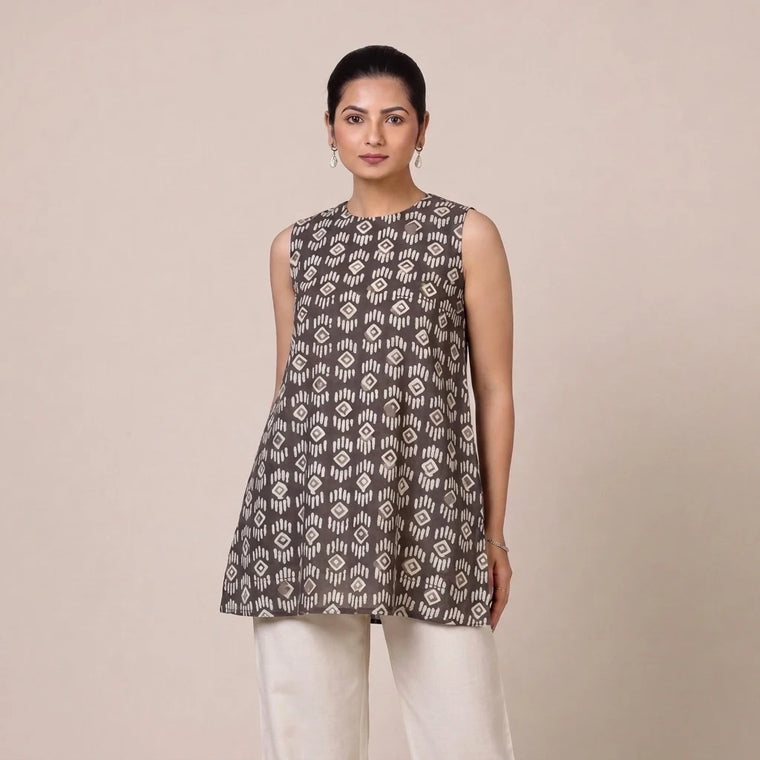 Brown Tribal Print – main