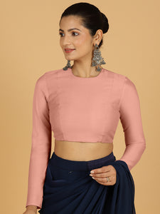 Jaya x Rozaana |  Saree Blouse in Sea Pink