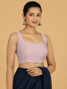 Kasturi x Rozaana | Sleeveless Saree Blouse in Lilac