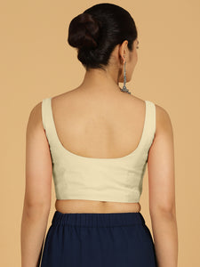 Nirma x Rozaana |  Saree Blouse in Ivory