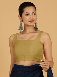 Nirma x Rozaana |  Saree Blouse in Dijon Mustard