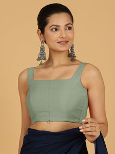 Nirma x Rozaana |  Saree Blouse in Mint Green