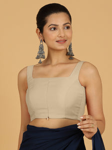 Nirma x Rozaana |  Saree Blouse in Oyster Grey