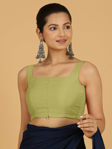 Nirma x Rozaana |  Saree Blouse in Pista Green