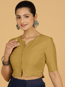 Rekha x Rozaana | Long Saree Blouse in Dijon Mustard | EOSS Sale